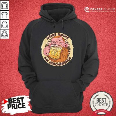 Meine Maske Am Wochenende Beer Mask Hoodie - Desisn By Pondertee.com Meine Maske Am Wochenende Beer Mask Hoodie - Desisn By Pondertee.com