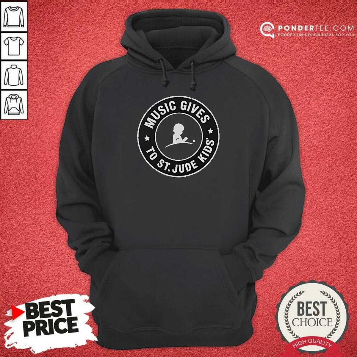 Top Sixwire Steve Mandile Music Gives To St Jude Kids Hoodie