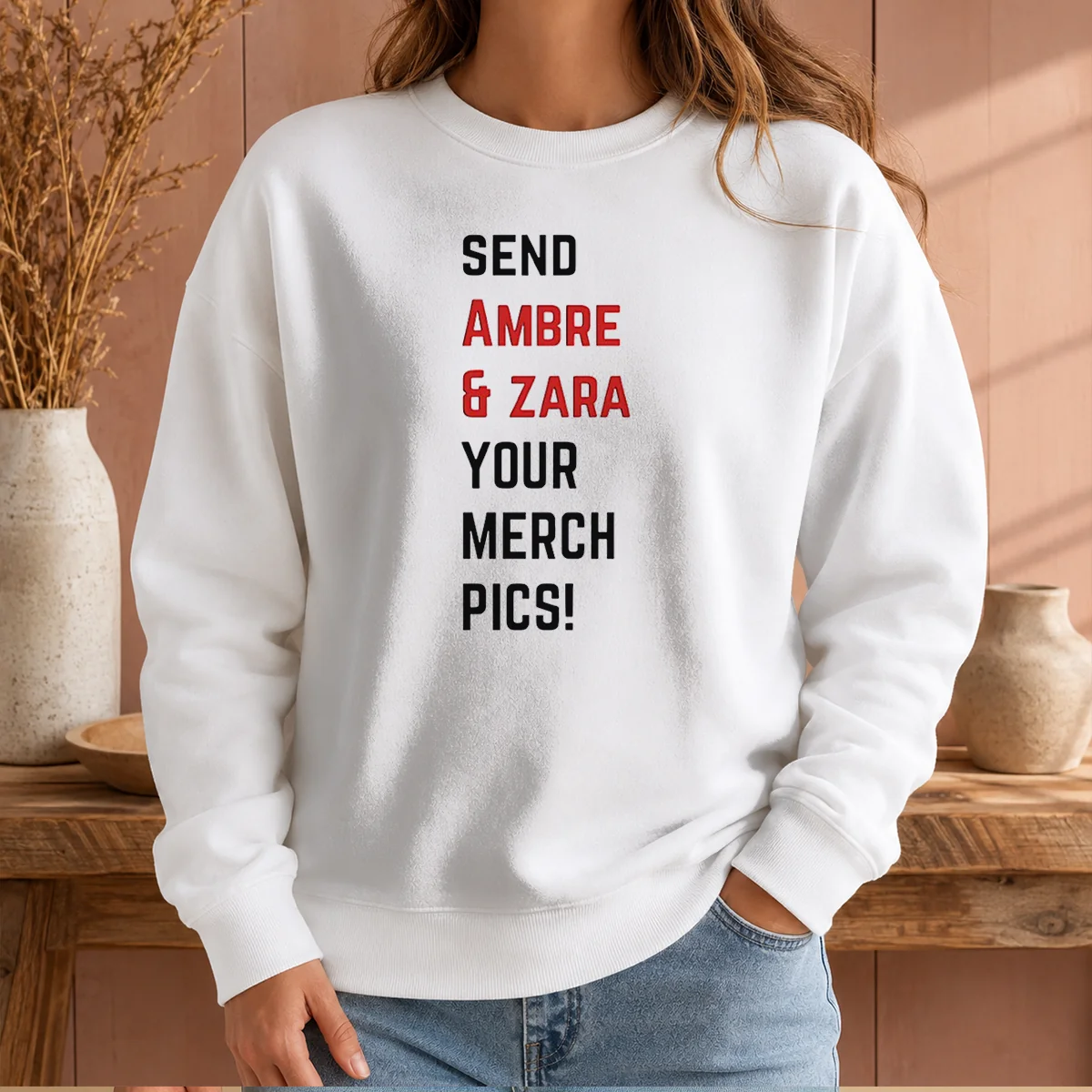 Awesome Ambre And Zara Send Your Merch Pics Sweater