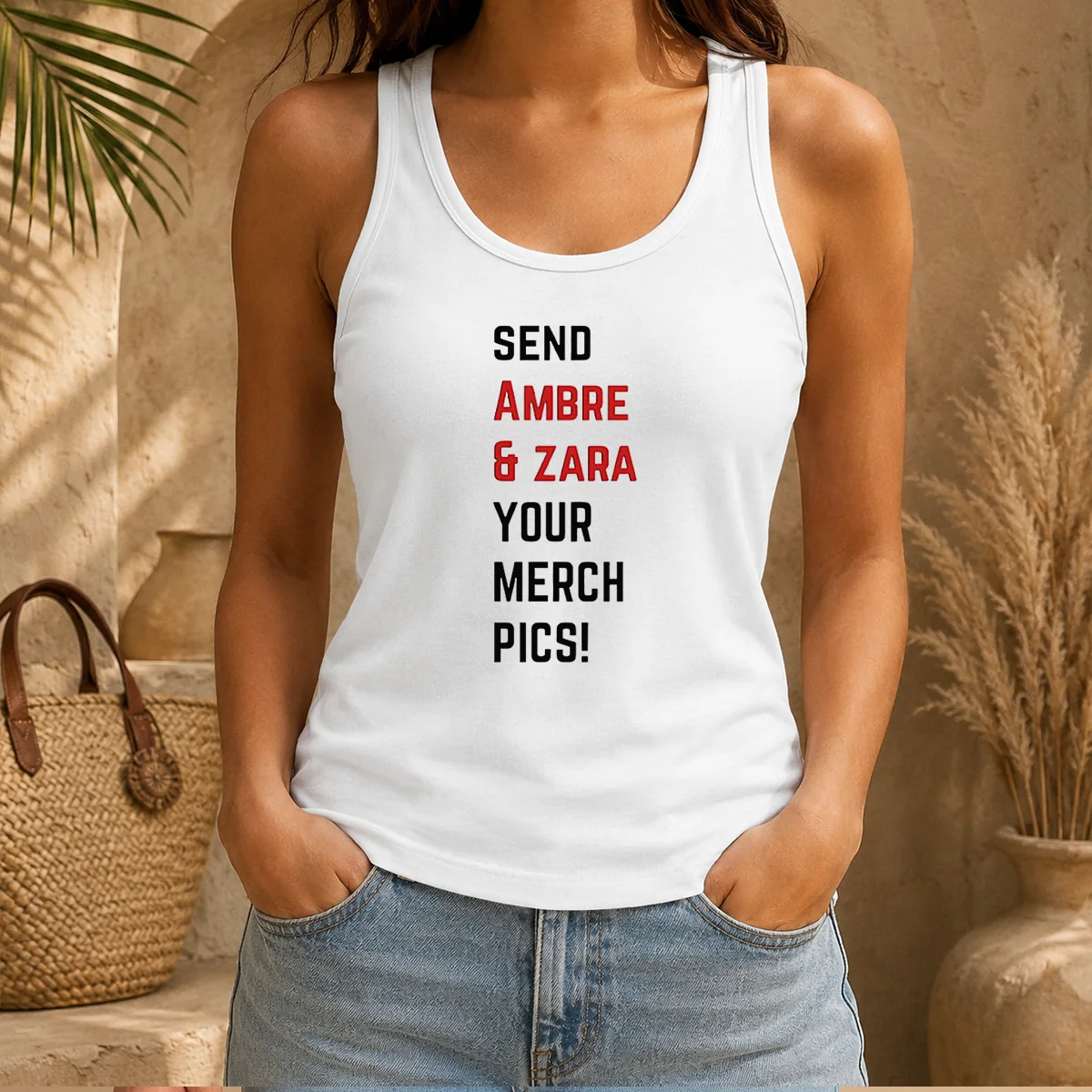 Awesome Ambre And Zara Send Your Merch Pics Tank Top