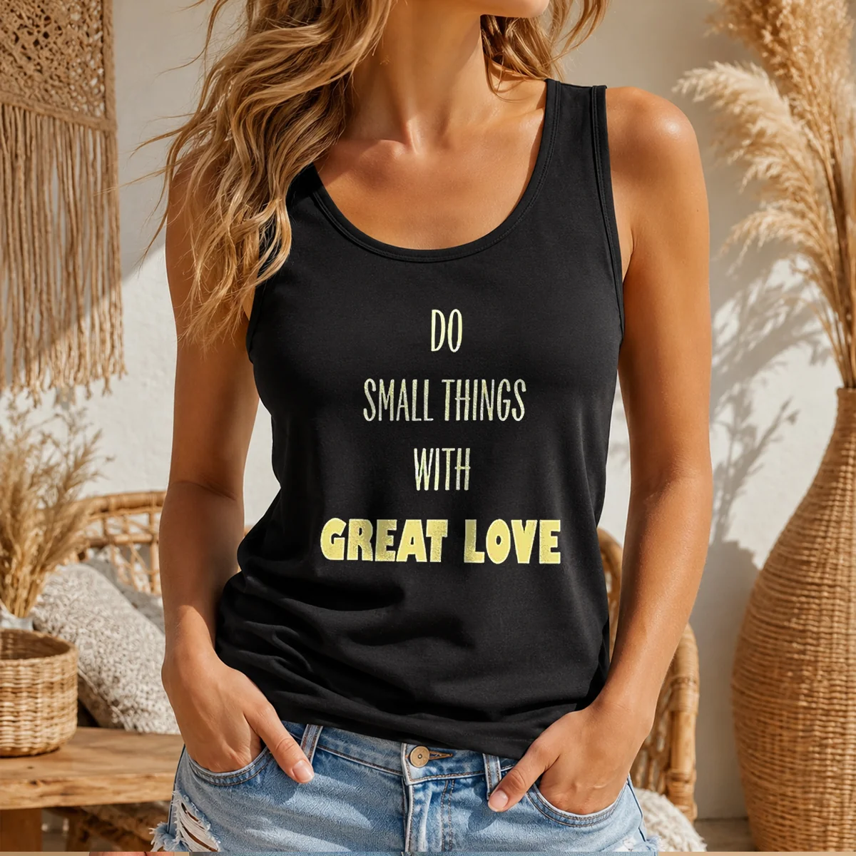 Good Do Small Things With Great Love Tank Top