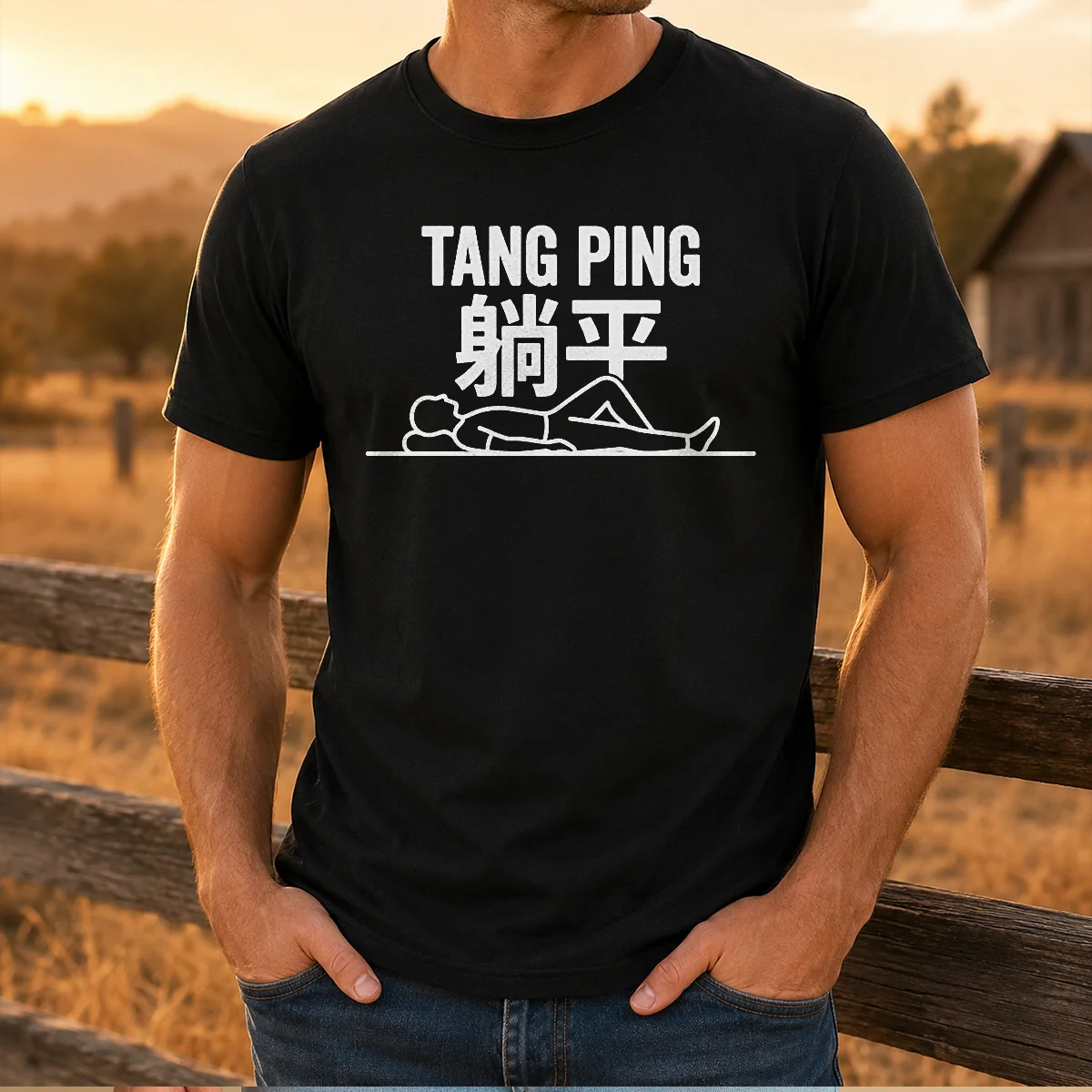 Good Tang Ping Lying Flat Anti Shirt Good Tang Ping Lying Flat Anti Shirt