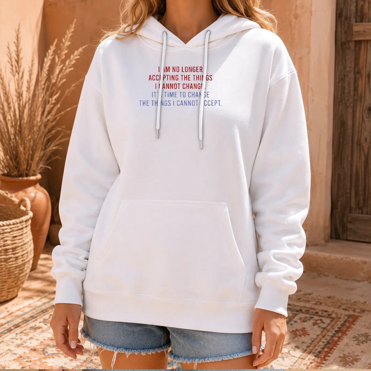 Hot I Am No Longer Accepting The Things I Cannot Change Its Time To Change Hoodie