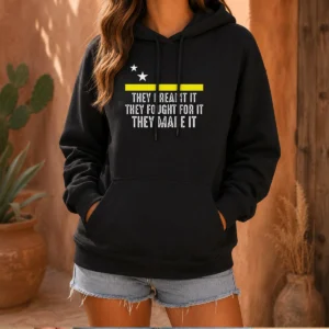 Official Funny Uracao Flag They Dreamed It Fought For It Hoodie