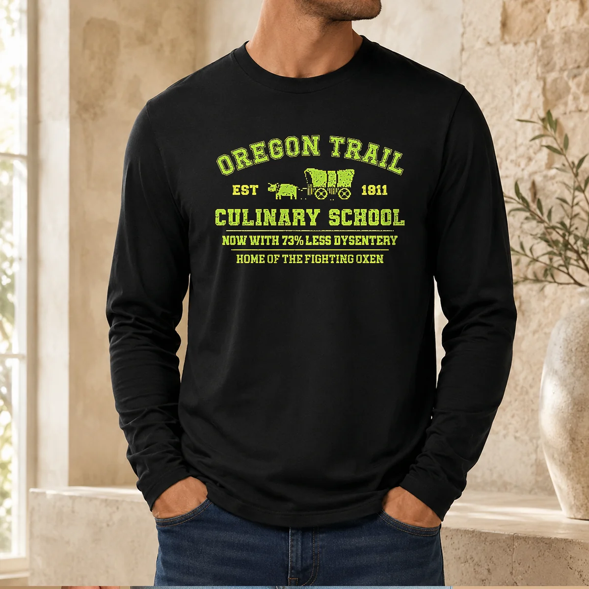 Official Oregon Trail Culinary School Long Sleeve Shirt