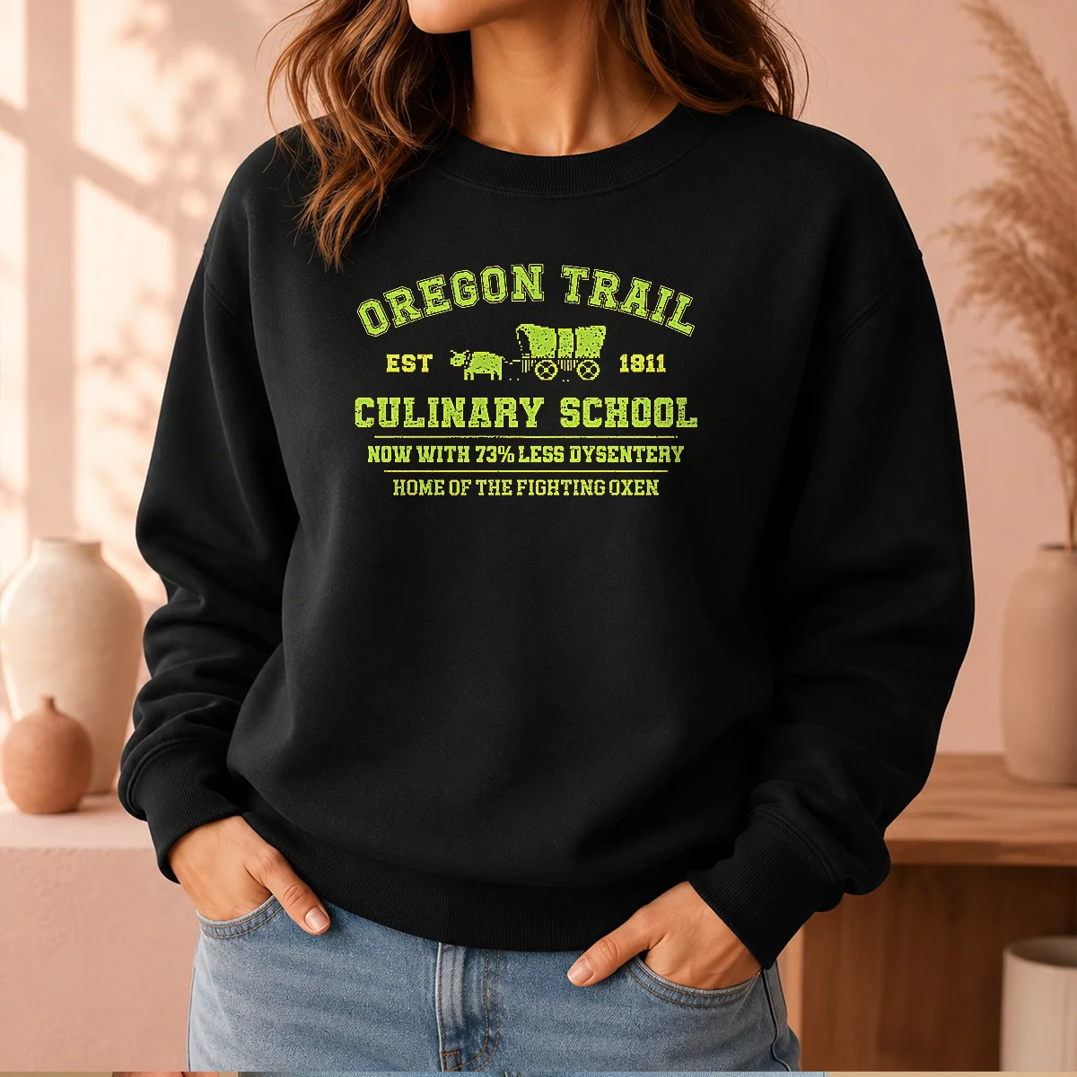 Official Oregon Trail Culinary School Sweater
