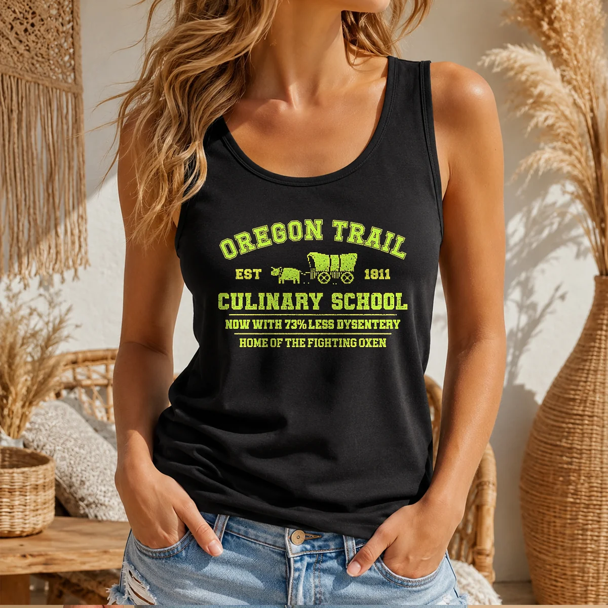 Official Oregon Trail Culinary School Tank Top