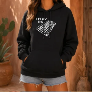 Original I Play The Keyboard Pixel Art Gamer Computer Hoodie