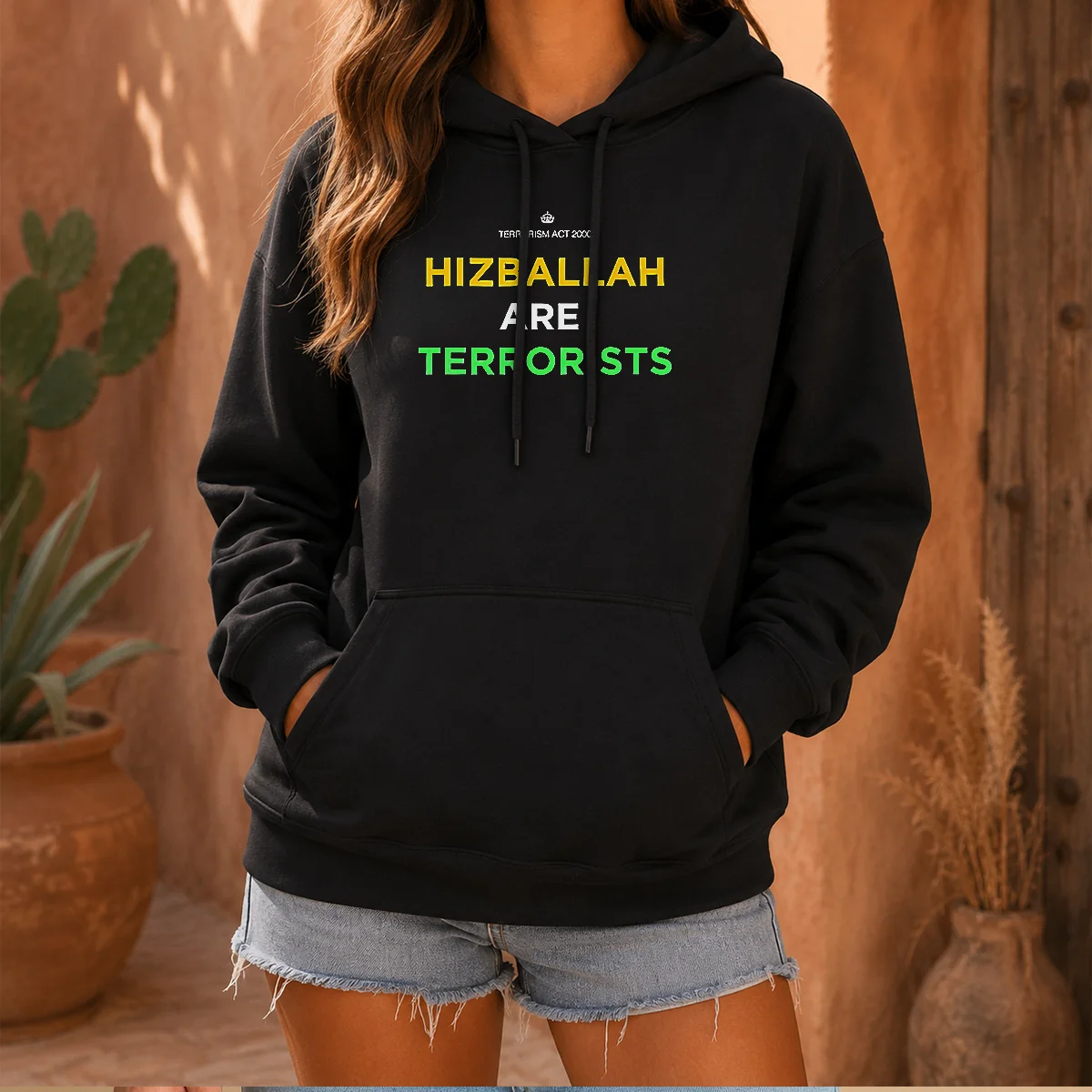 Premium Hizballah Are Terrorists Terrorism Act 2000 Hoodie