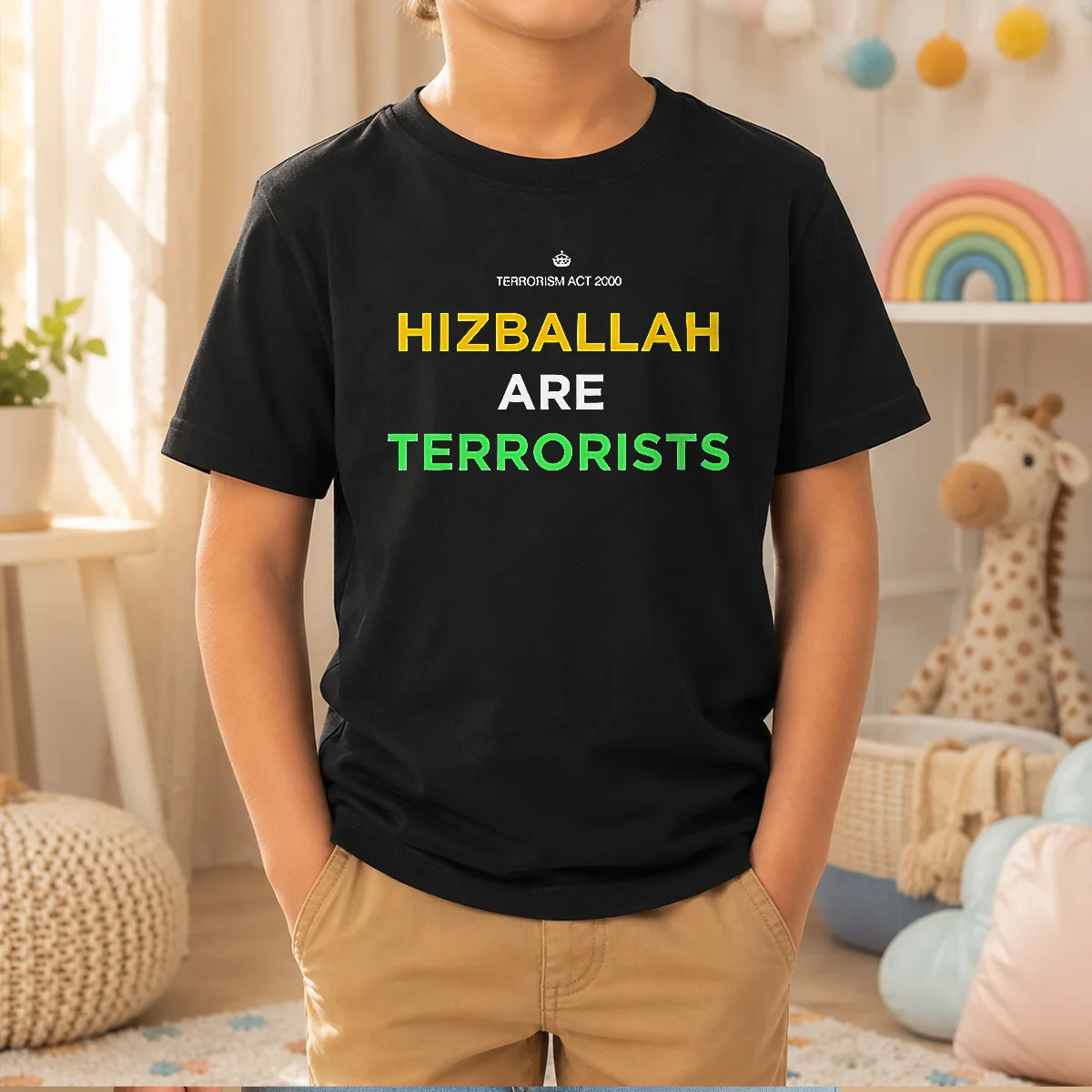 Premium Hizballah Are Terrorists Terrorism Act 2000 Kids T-Shirt