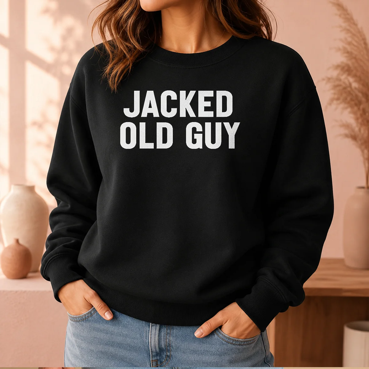 Premium Jacked Old Guy Sweater