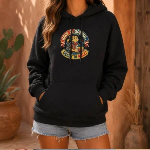 Pretty Back To School Ready To Rule Retro Distressed Hoodie