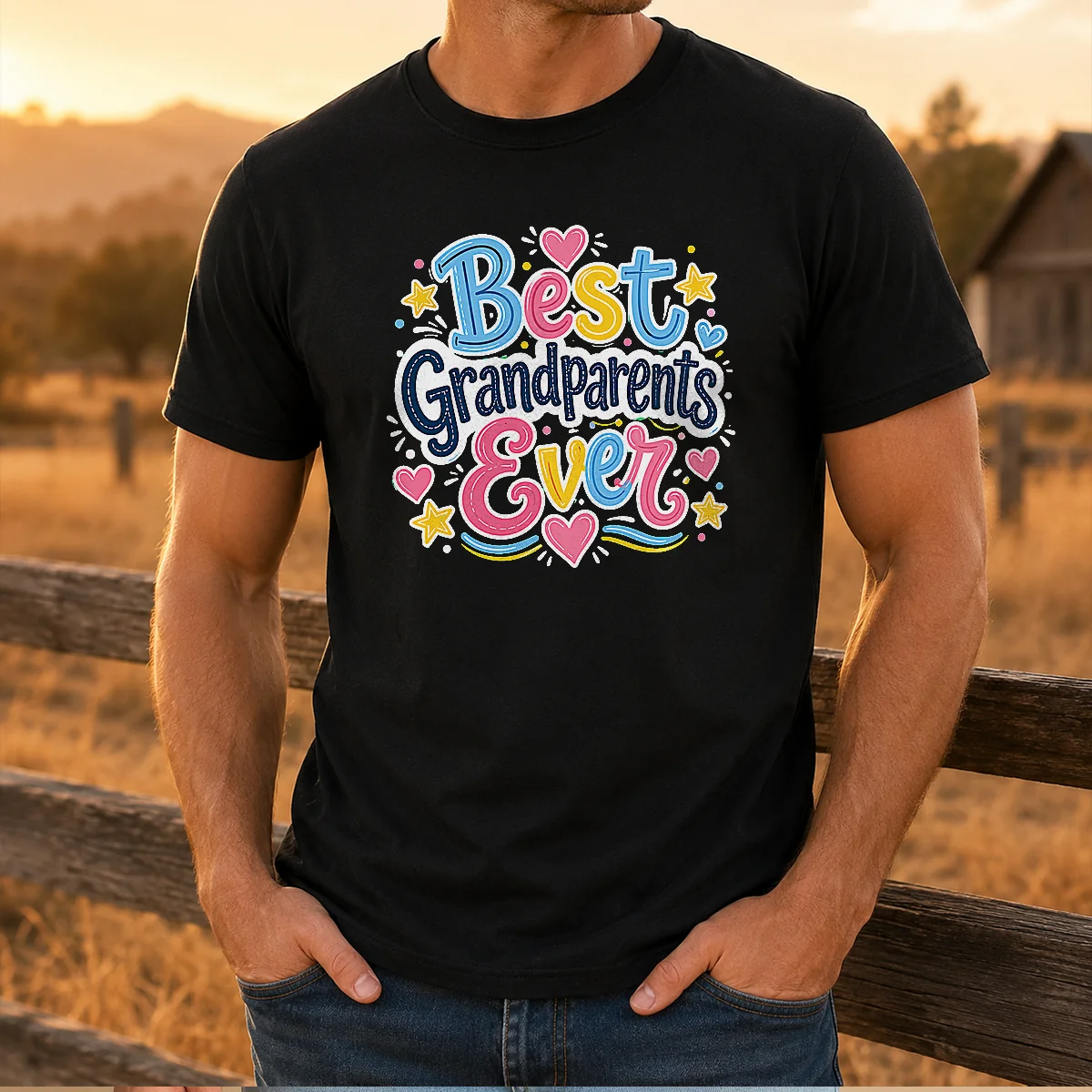 Pretty Best Grandparents Ever Doodle Shirt Pretty Best Grandparents Ever Doodle Shirt