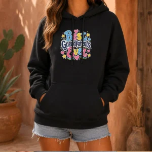 Pretty Nice Best Grandparents Ever Doodle Hoodie