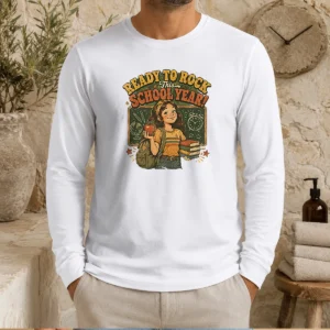 Hot Awesome Back To School Vintage Student Pride Long Sleeve Shirt