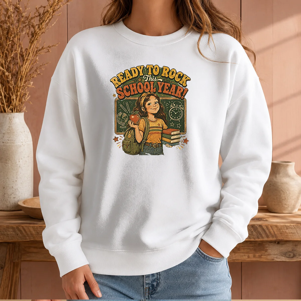 Hot Awesome Back To School Vintage Student Pride Sweater