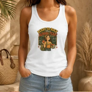 Hot Awesome Back To School Vintage Student Pride Tank Top