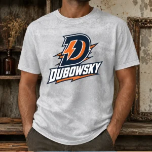 Original Dubowsky Lightning Bolt D Letter Esports Logo Washed T-Shirt