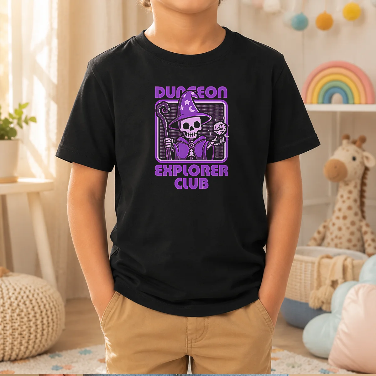 Original RPG Mage Skull Kids T-Shirt