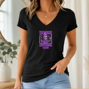 Original RPG Mage Skull V-Neck Shirt