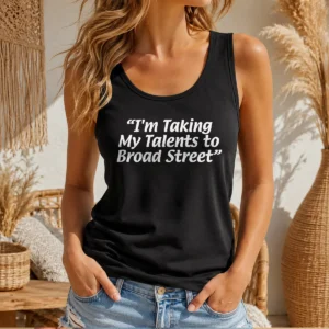 Pretty I'M Taking My Talents To Broad Street Philadelphia Flyers Tank Top