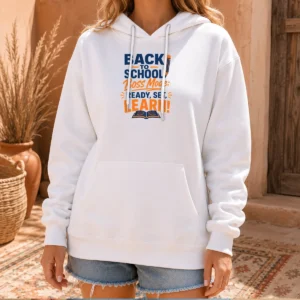 Pretty Premium Back To School Boss Mode Minimalist Typography Hoodie