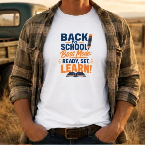 Pretty Premium Back To School Boss Mode Minimalist Typography