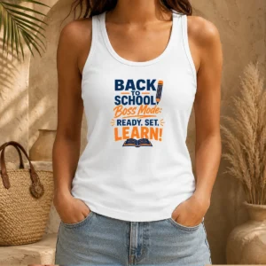 Pretty Premium Back To School Boss Mode Minimalist Typography Tank Top
